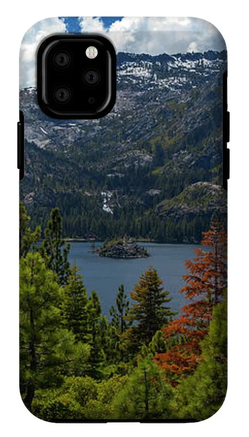 Emerald Bay Spring Day By Brad Scott - Phone Case