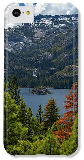 Emerald Bay Spring Day By Brad Scott - Phone Case