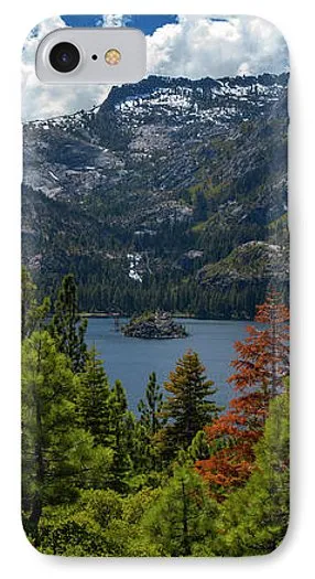 Emerald Bay Spring Day By Brad Scott - Phone Case