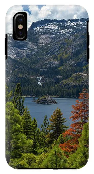 Emerald Bay Spring Day By Brad Scott - Phone Case