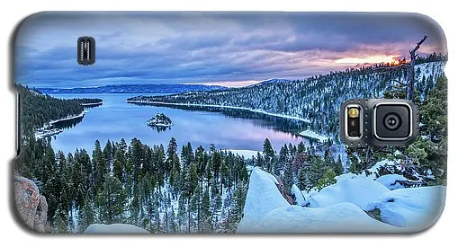 Emerald Bay Winter Sunrise - Phone Case