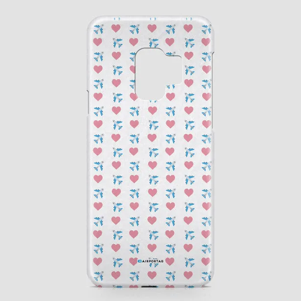 Emoji Heart Plane - Phone Case