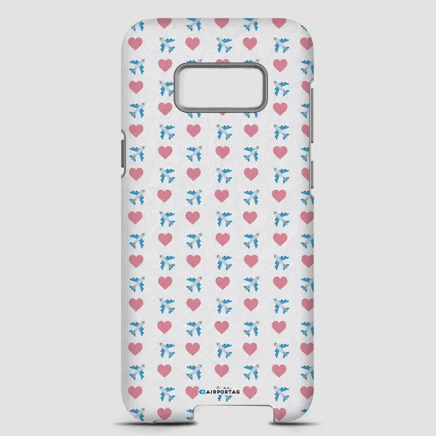 Emoji Heart Plane - Phone Case