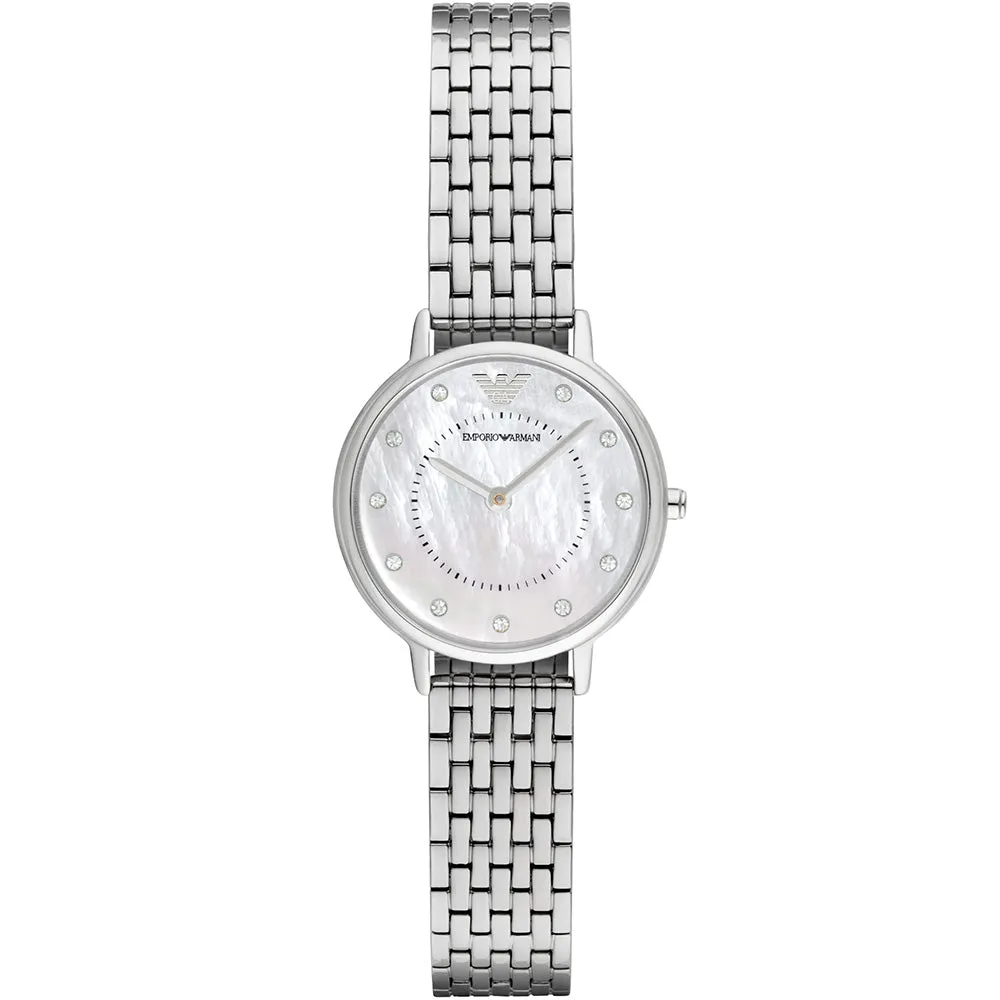 Emporio Armani AR2511 Kappa Silver Tone Ladies Watch