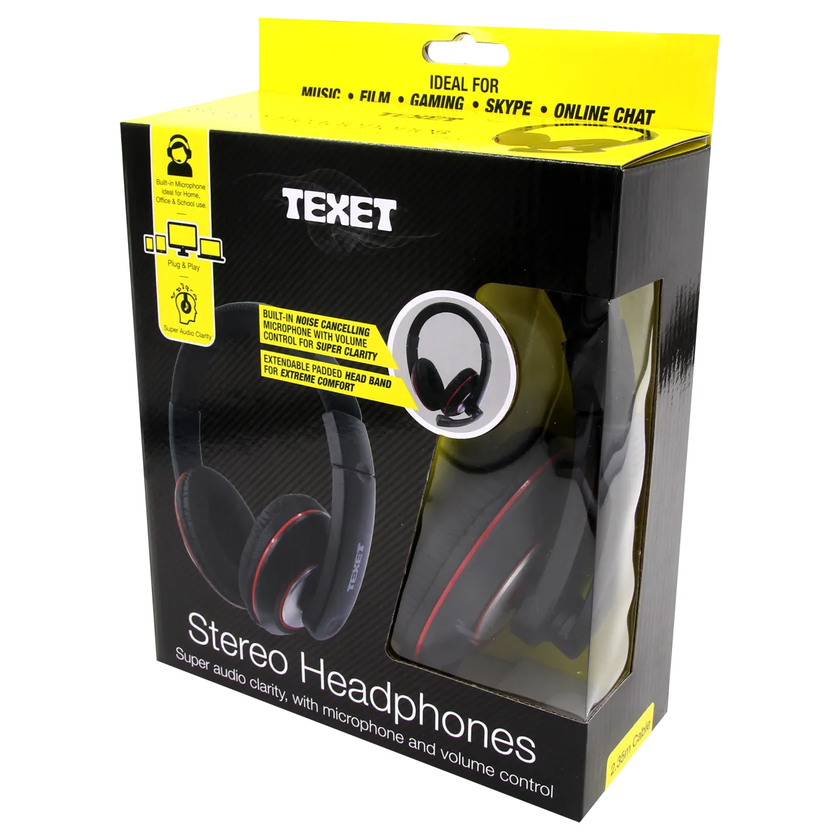 Extreme Comfort Noise Cancelling Stereo Headset