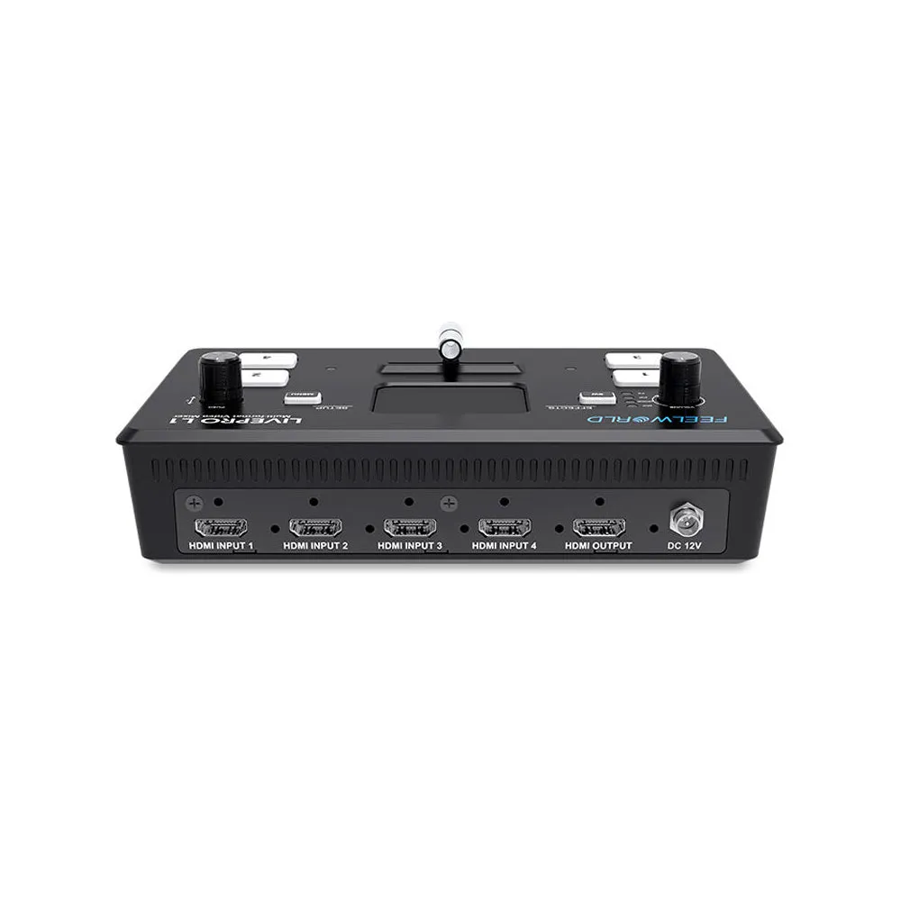 FeelWorld LIVE PRO L1 V1 Quad HDMI Multi-Format Mixer Switcher with USB Live Streaming