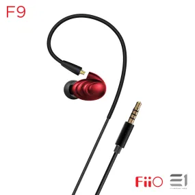 FIIO F9 IN-EARPHONES (Red)