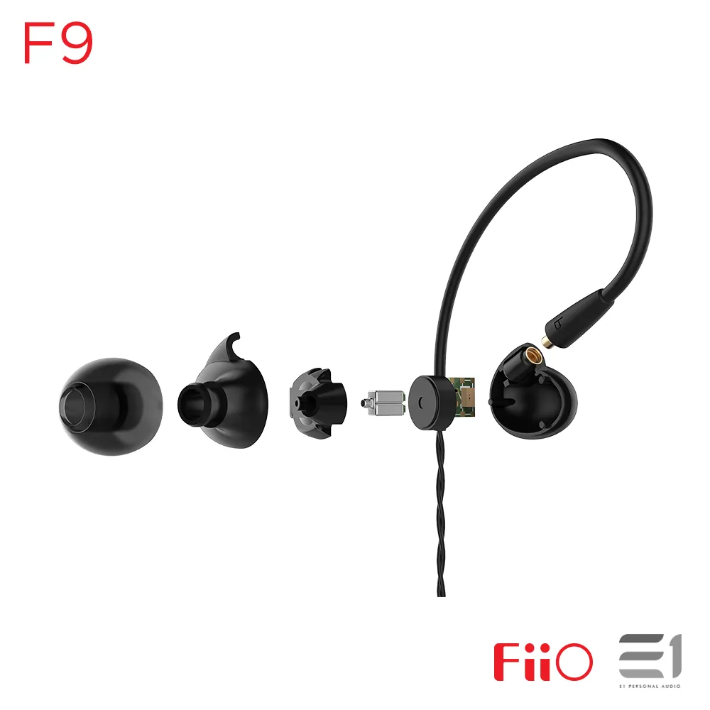 FIIO F9 IN-EARPHONES (Red)