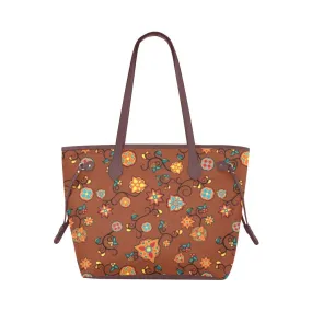 Fire Bloom Shade Clover Canvas Tote Bag