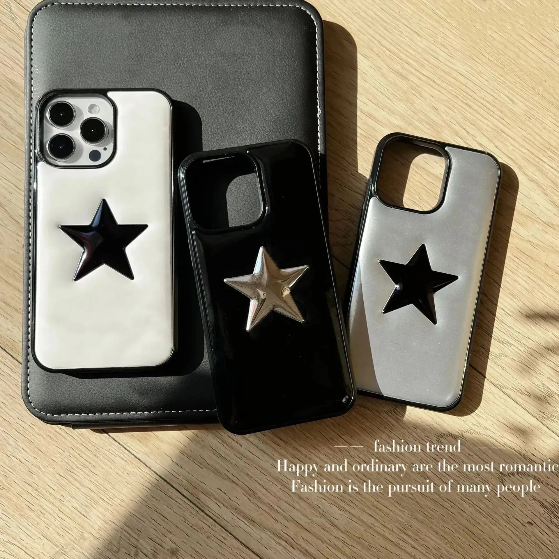 Five Pointed Star Shiny Phone Case (For iPhones)