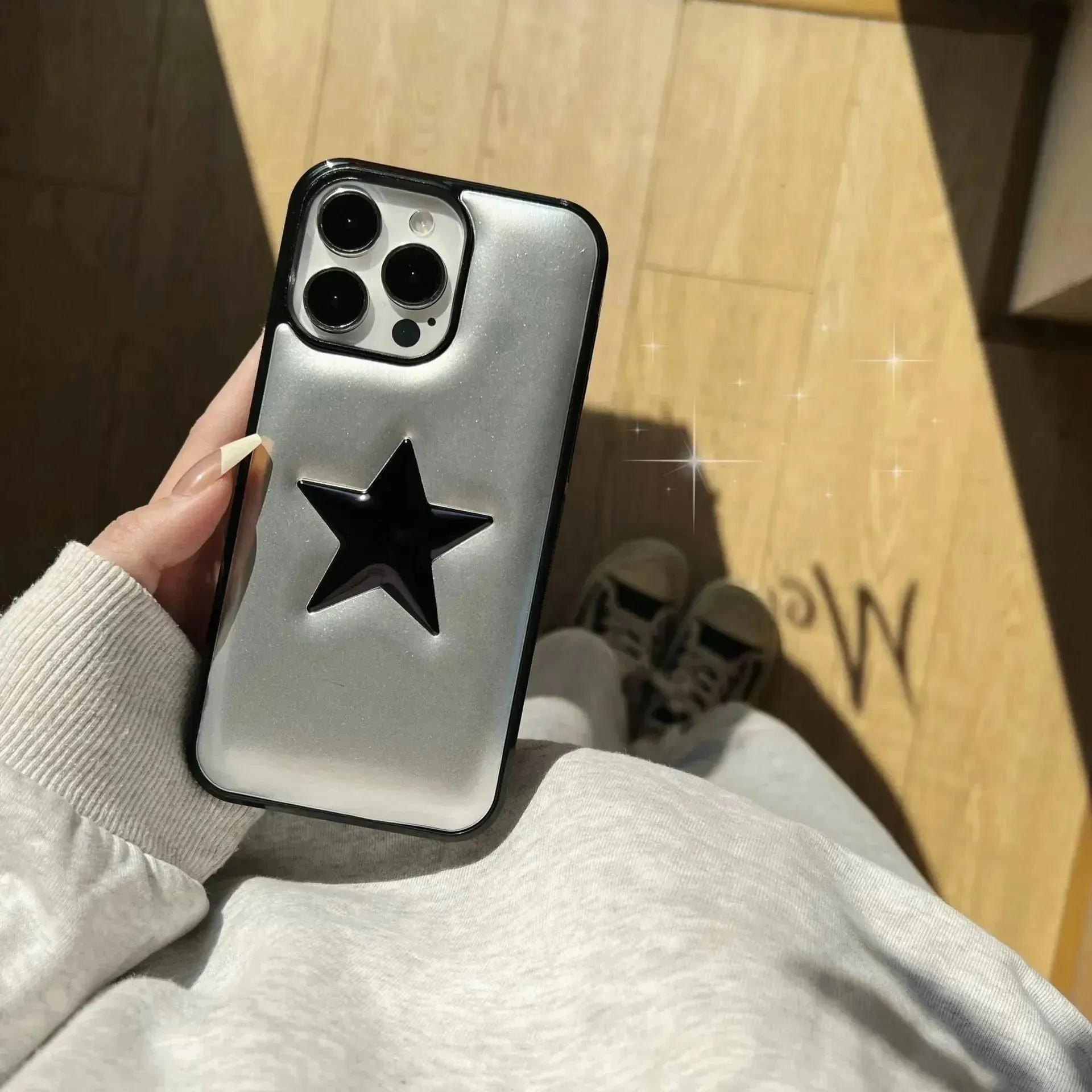 Five Pointed Star Shiny Phone Case (For iPhones)