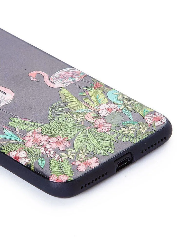 Flamingo Print Iphone Case