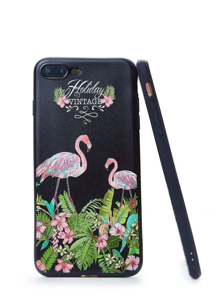 Flamingo Print Iphone Case