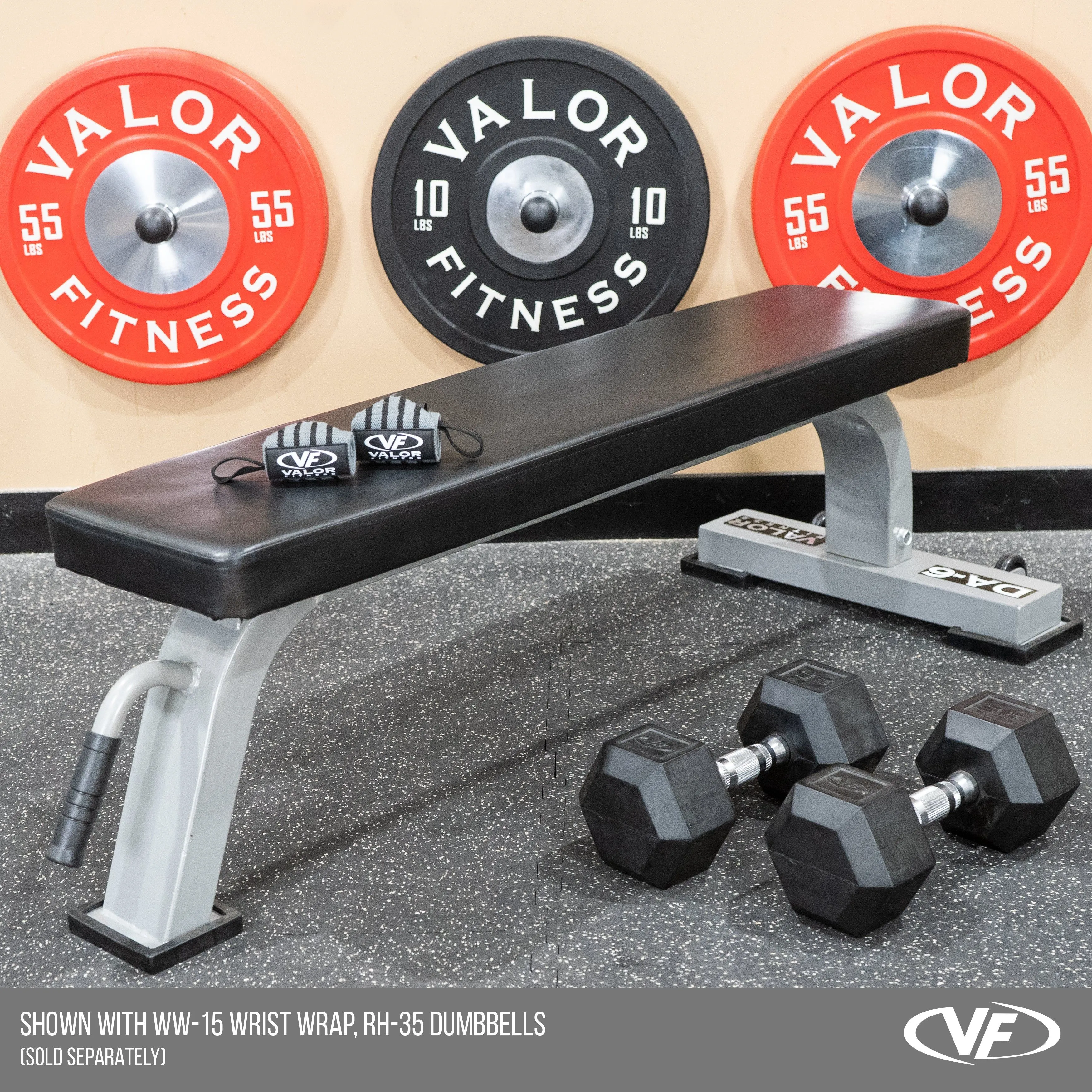 Flat Weight Bench w/ Wheels and Handle