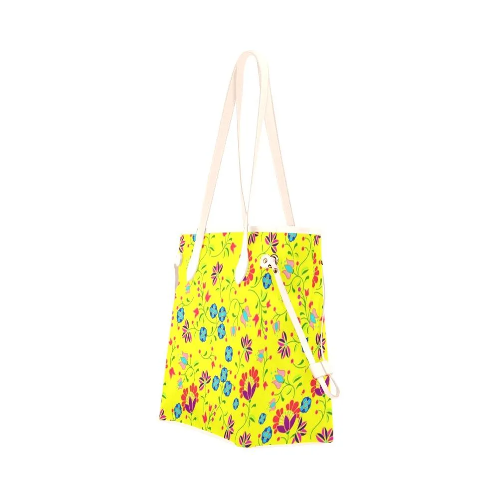 Fleur Indigine Mais Clover Canvas Tote Bag