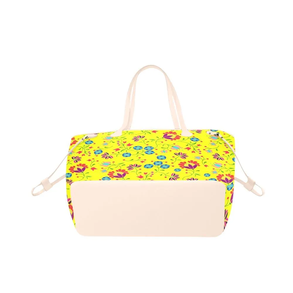 Fleur Indigine Mais Clover Canvas Tote Bag