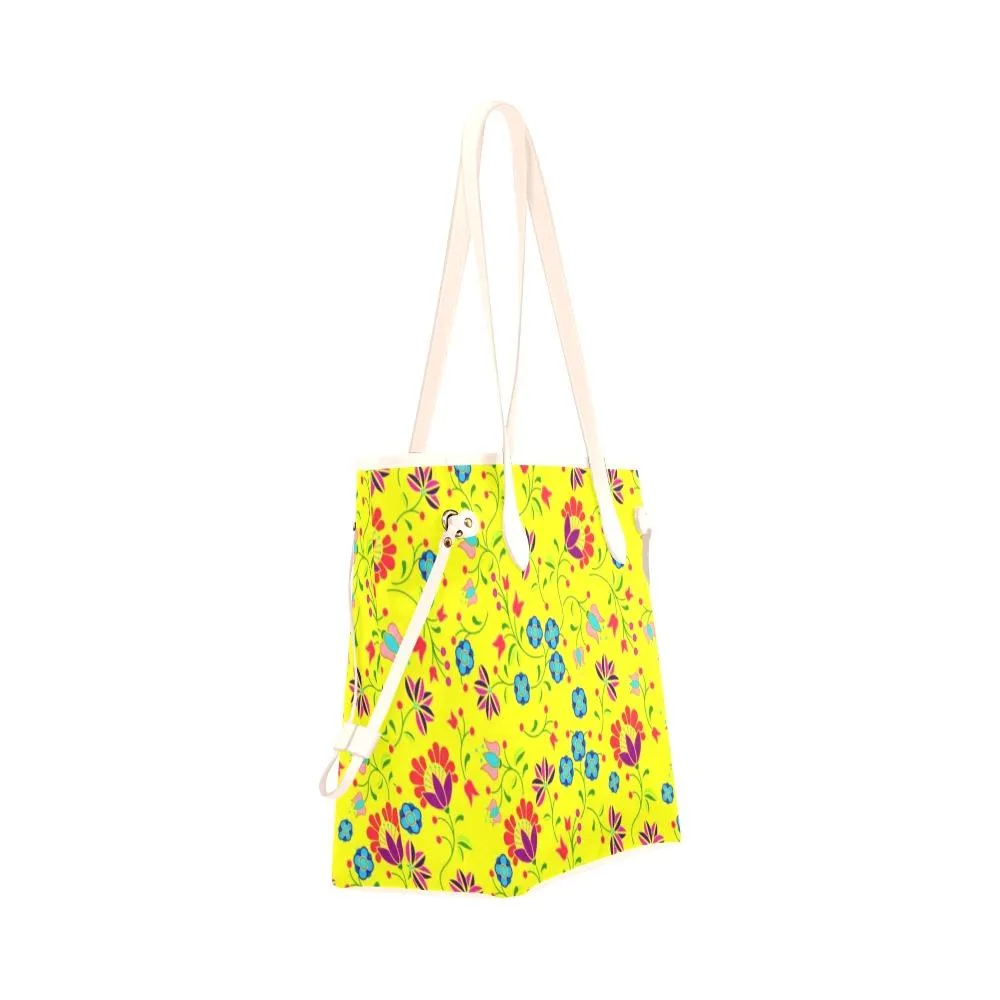 Fleur Indigine Mais Clover Canvas Tote Bag