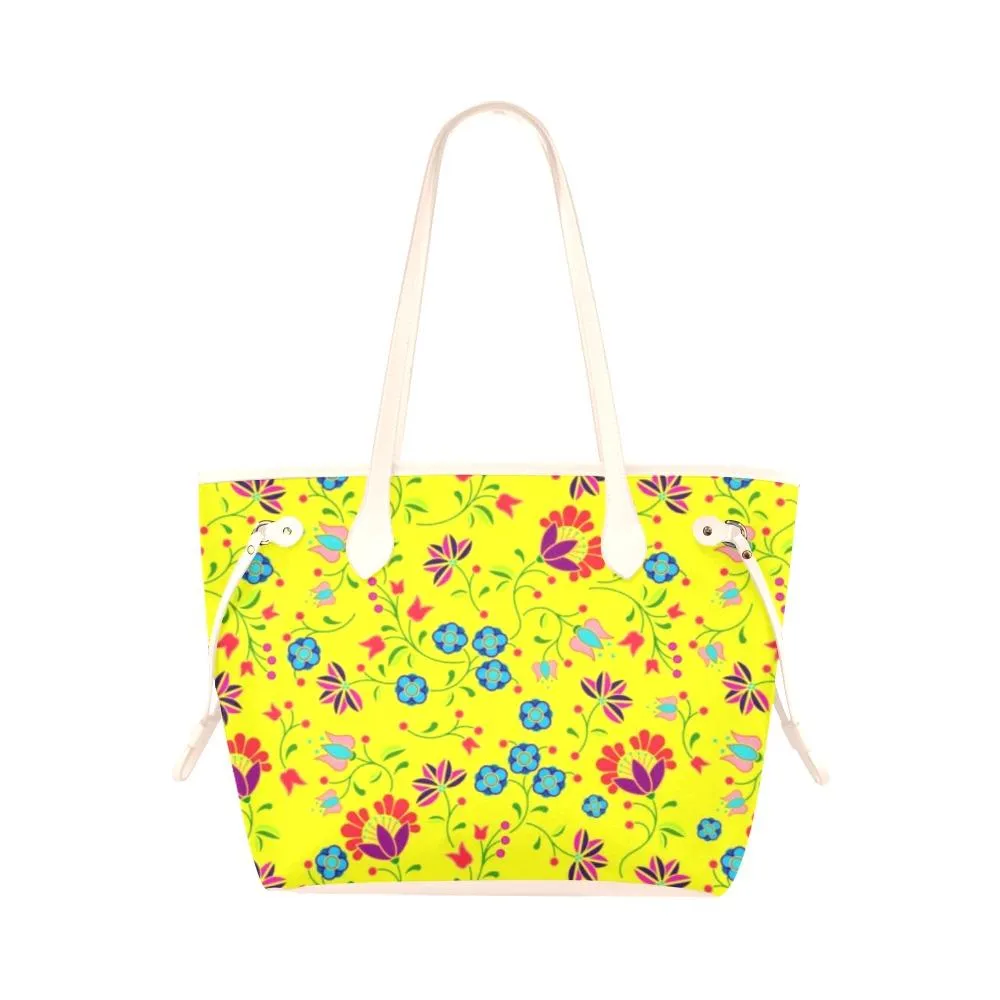 Fleur Indigine Mais Clover Canvas Tote Bag