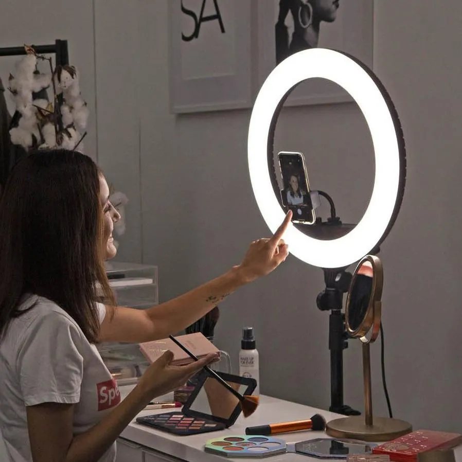 Flexible Phone Mount for Ring Light