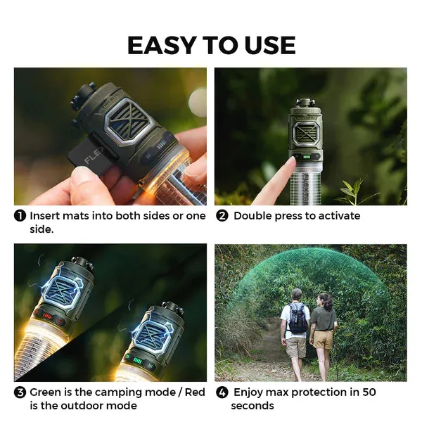 FLEXTAIL Tiny Repel - 3-in-1 Mosquito Repellant & Lantern 4800mAh