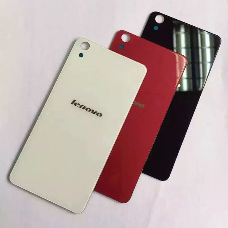 For Lenovo S850 Case Replacement Glass Back Cover Battery Rear Door Housing S850 Case STICKER Adhesive Phone Cases S850T Funda