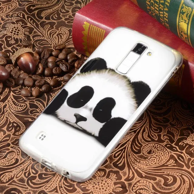 For LG K7 K8 Lte K10 Silicone Case Retro Tribe Cartoon Rubber TPU Case For LG K7 M1/ LG K8 Lte K350/ LG K10 M2 Phone Cases Cover