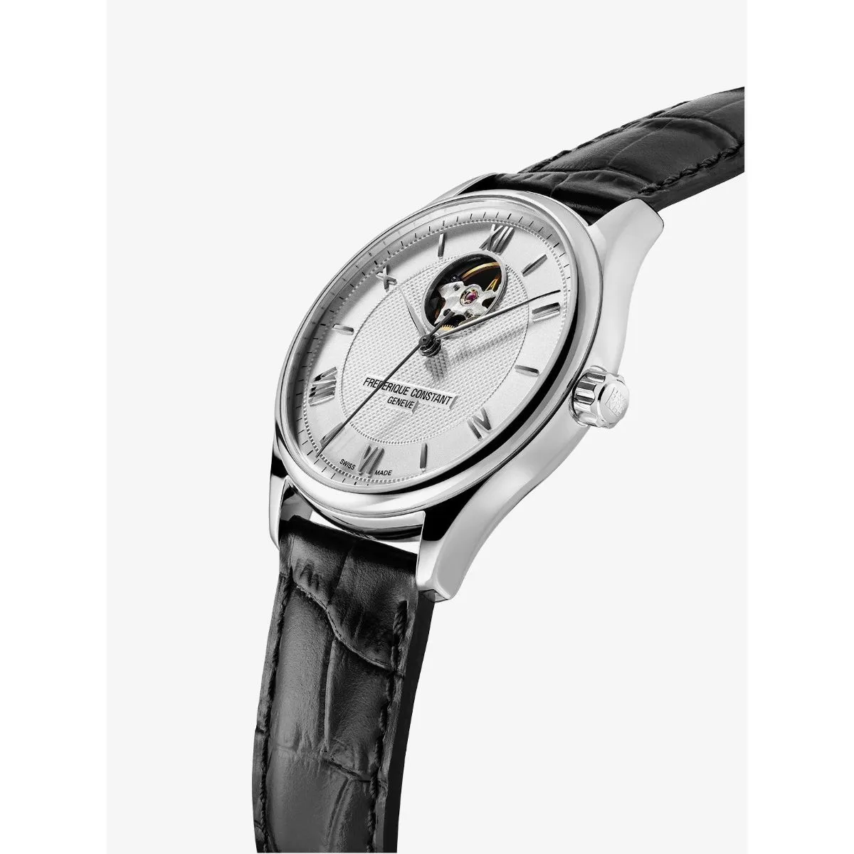 Frederique Constant Watch Slim Heartbeat Automatic Silver FC-310MS5B6