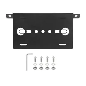 Front Bumper License Plate Mount Holder Compatible with 2021-later Ford Bronco Accessories 2021 2022 2023 4/2 Door