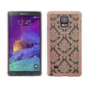 Galaxy Note 4 Case, Ultra Slim Damask Vintage Case Cover - Gold