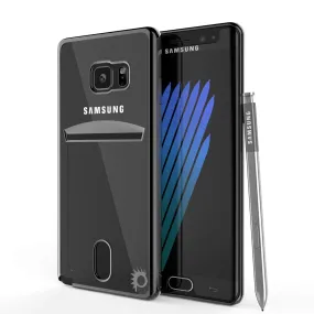 Galaxy Note FE Case, PUNKCASE® LUCID Black Series | Card Slot | SHIELD Screen Protector | Ultra fit