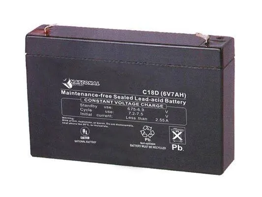 General Series 6V 7AH T1 Battery