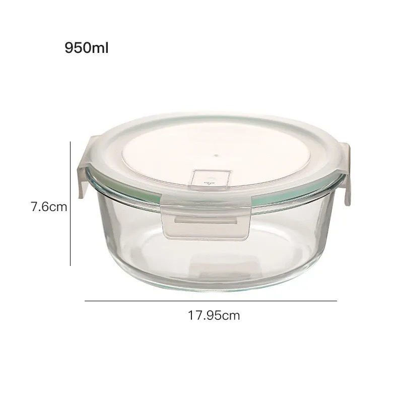 Glass Lunch Box Microwave Lunch Box Separation Type