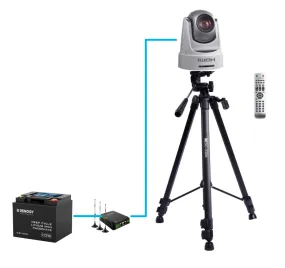 (GO SOLO Portable220) Portable Camera Kit with 4G Cellular Connection