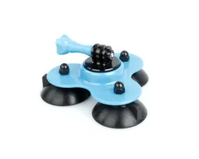 GoPro Removable Suction Cup Mount w/ Screw for Hero Camera - Blue