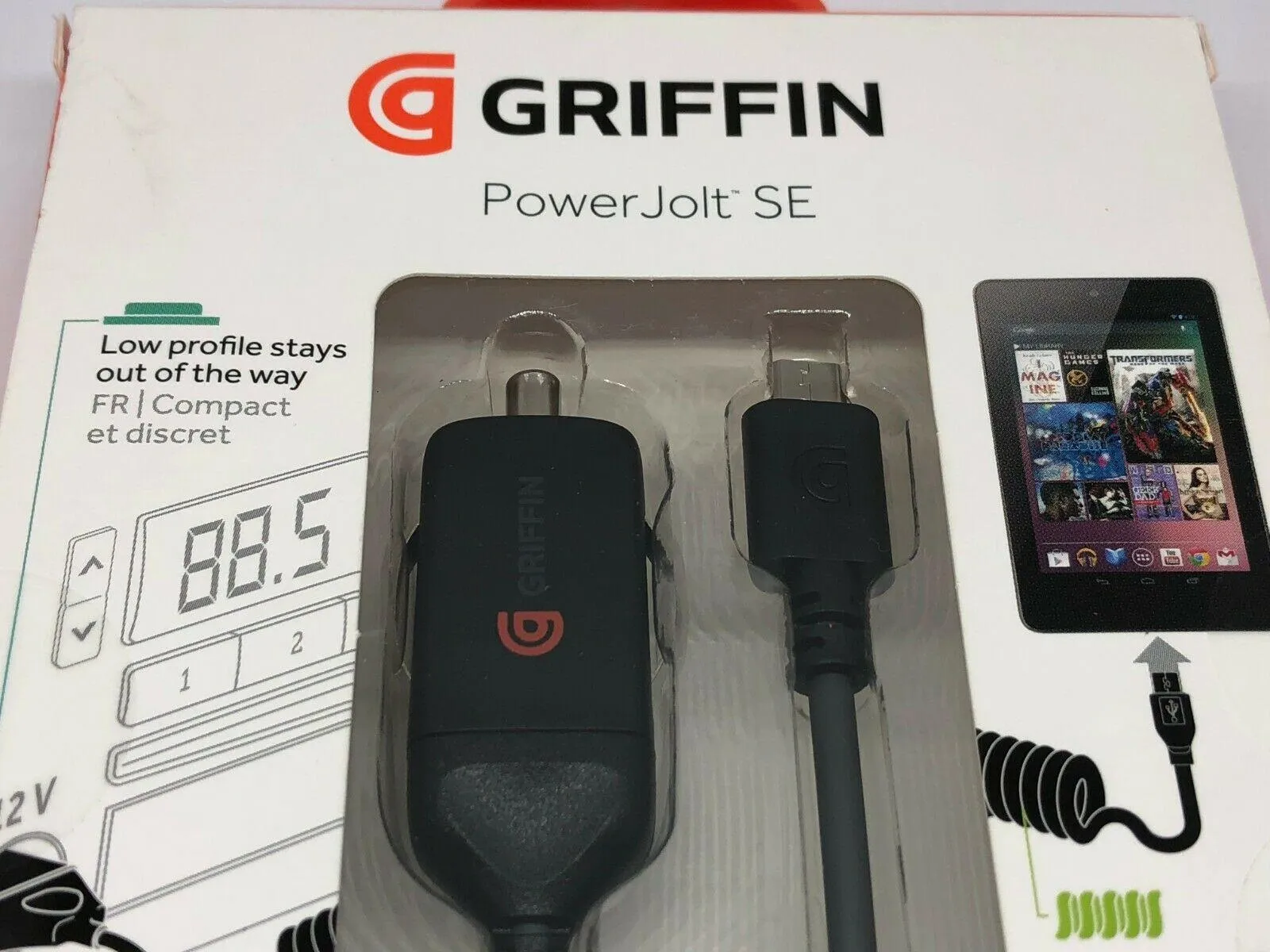 Griffin 10 W PowerJolt SE Micro USB Car Charger