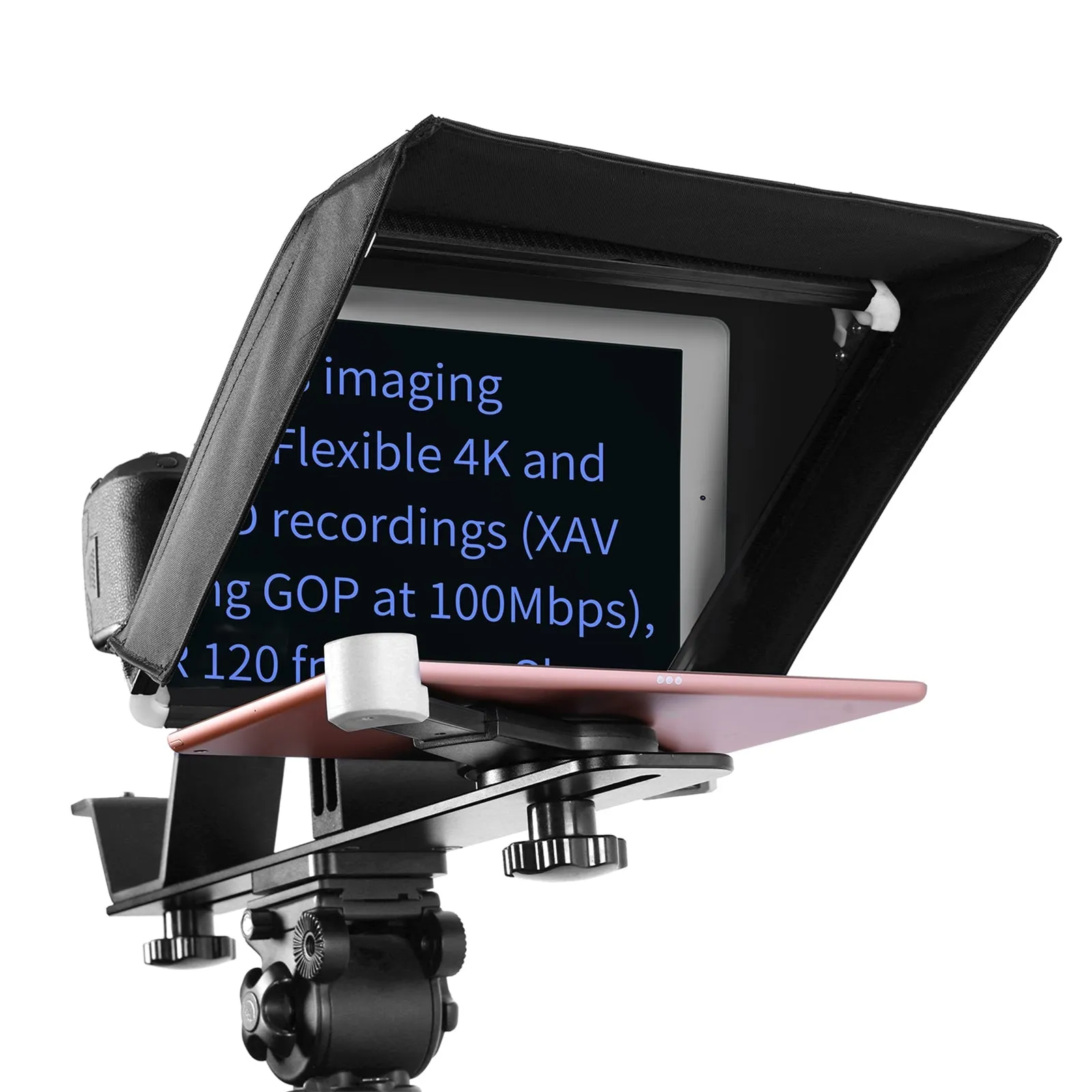 GVM TQ-M Teleprompter for iPad Tablet & Smartphone with Bluetooth APP Control