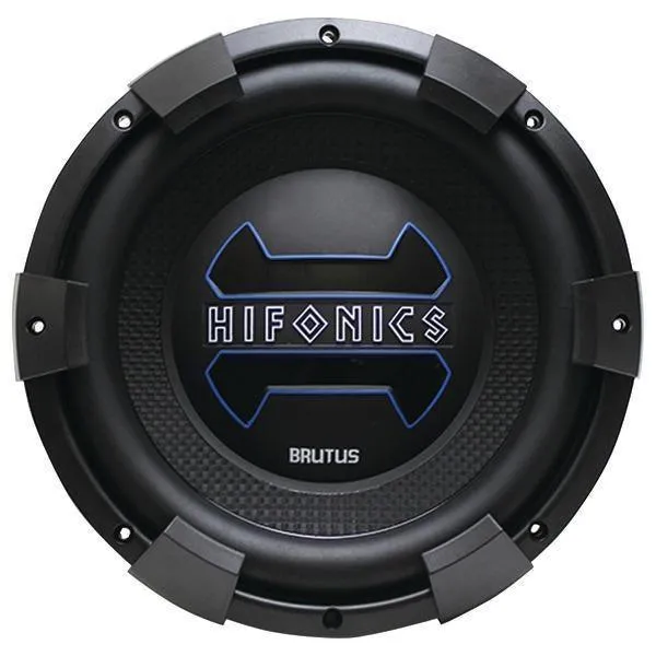 Hifonics BRX12D4 BRUTUS Series 12inch 900-Watt Blue-Illuminated DVC Subwoofer