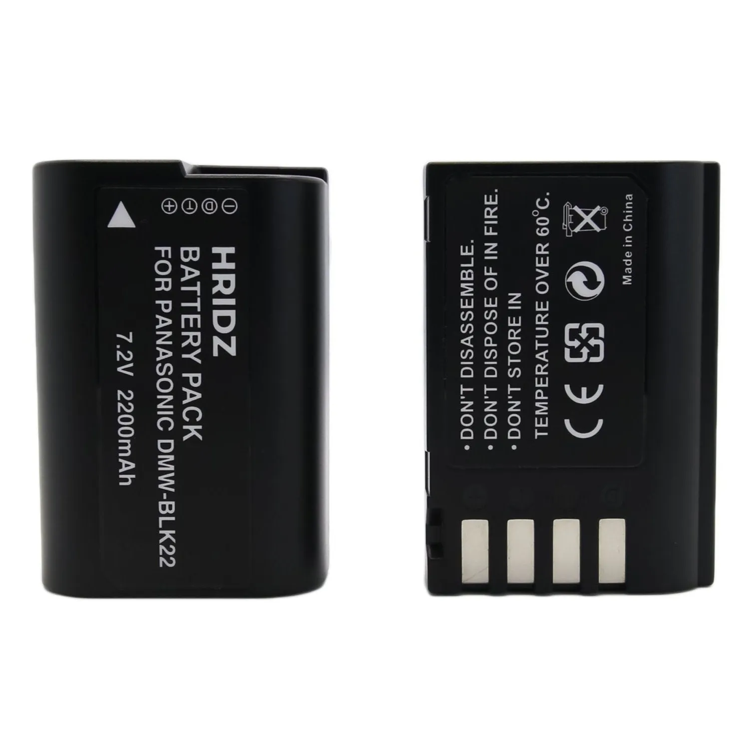 Hridz BLK22 Battery for Panasonic DMW-BLK22 and Panasonic Lumix