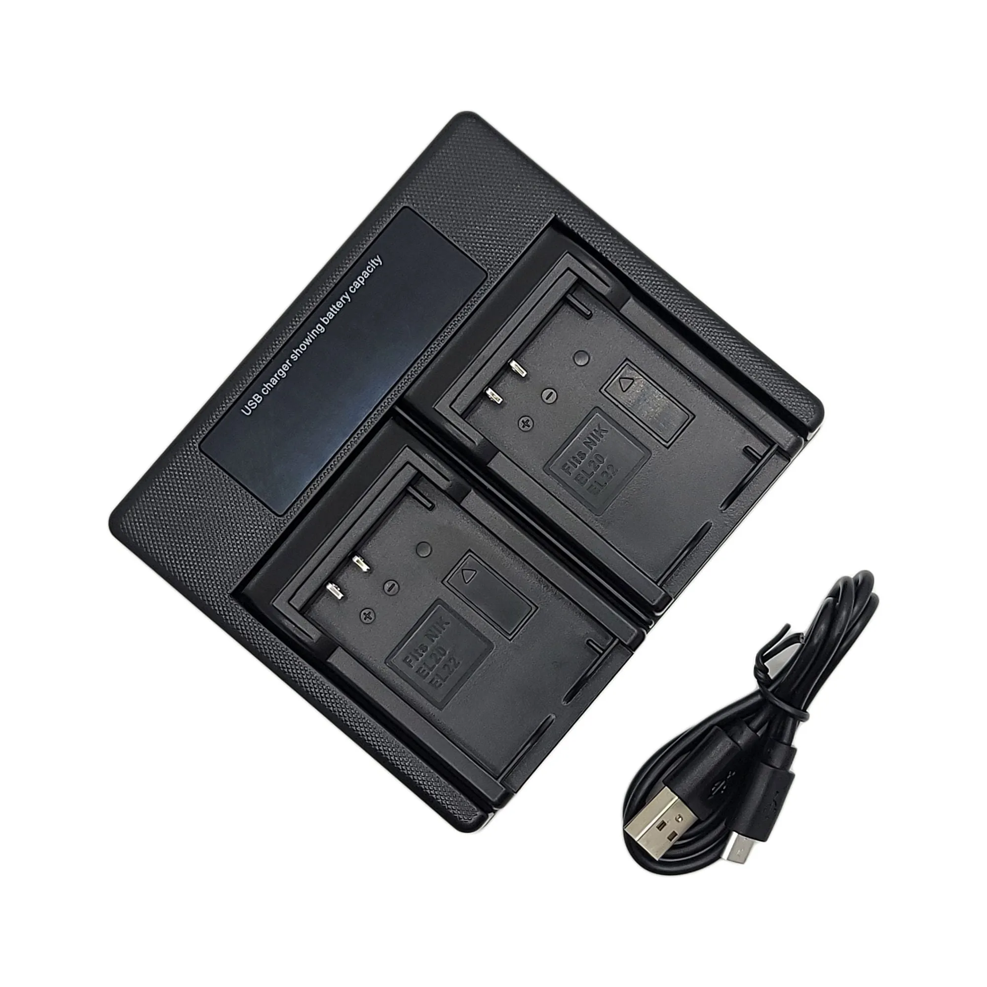 Hridz EN-EL20 Batteries & Dual USB Charger Combo for Nikon EN-EL20 EN-EL22 EL20A