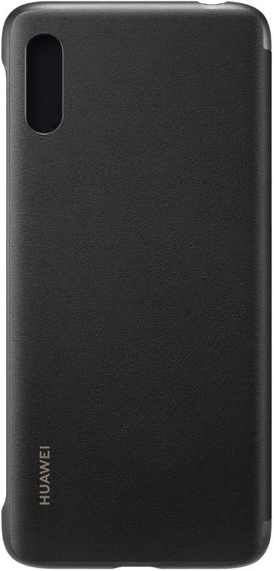 Huawei Y7 2019 Official Folio Flip Wallet Cover - Black