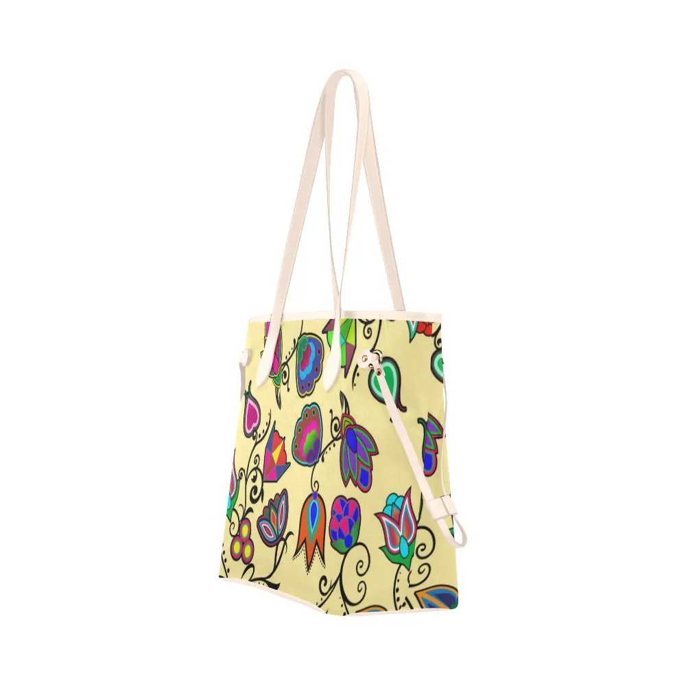 Indigenous Paisley - Vanilla Clover Canvas Tote Bag