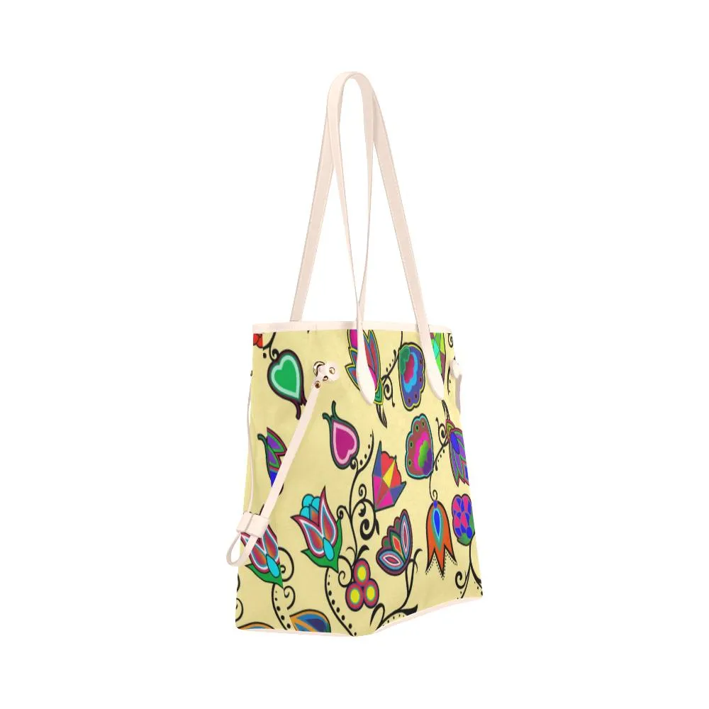 Indigenous Paisley - Vanilla Clover Canvas Tote Bag