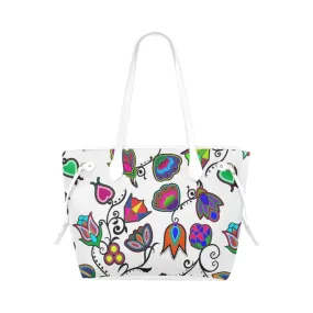 Indigenous Paisley - White Clover Canvas Tote Bag