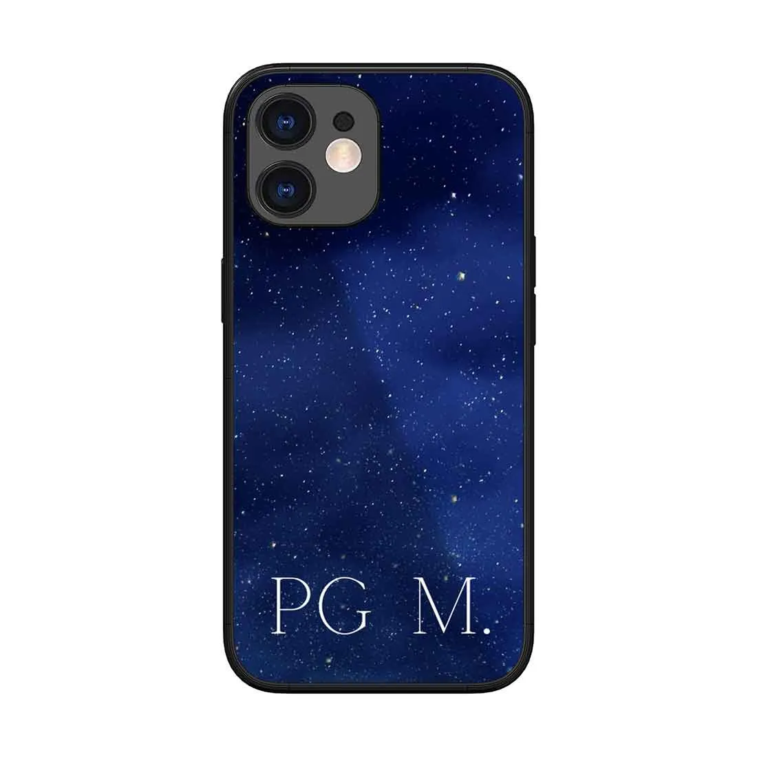 iPhone 11 Phone Case Custom Mobile Back Cover with Name - Starry Night