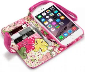 iPhone 8 Wallet Case - Pink / Floral