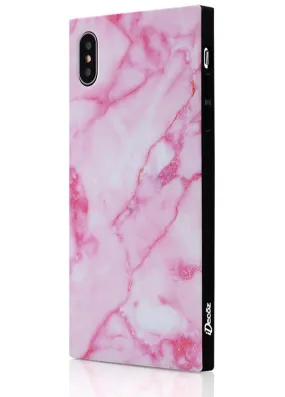 Iphone XS Max Blush Marble Case