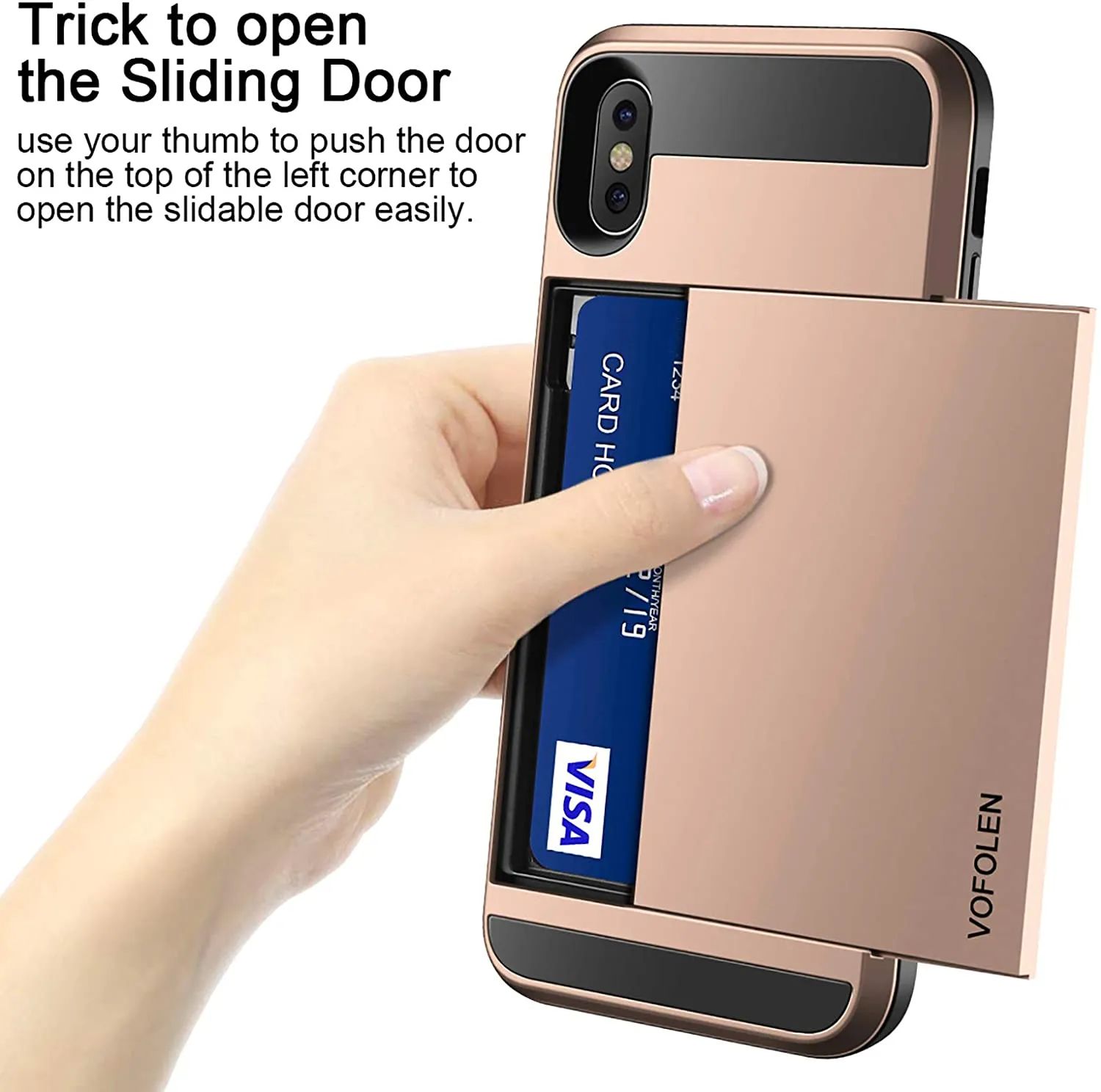 iPhone Xs Max Wallet Card Holder Case