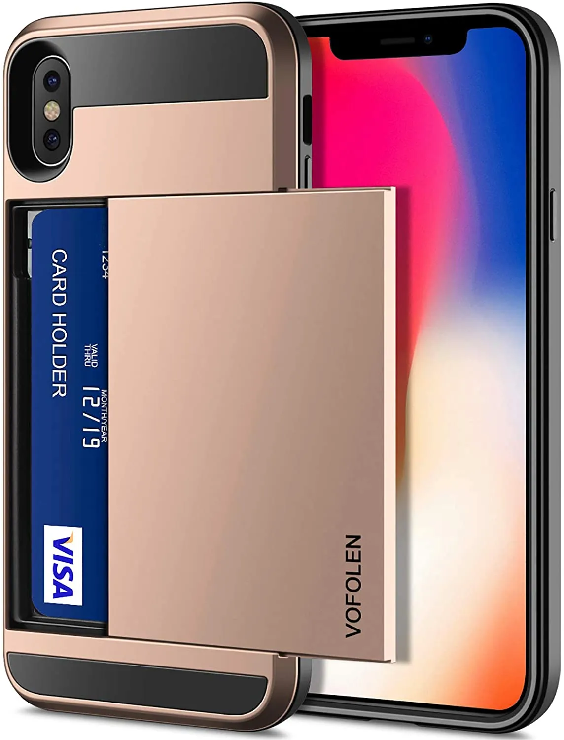 iPhone Xs Max Wallet Card Holder Case