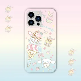 Japanese Cartoon CN with Ice Cream Sweets Deserts iPhone Case PLUS XS XR X 11 12 13 14 15 Pro Promax