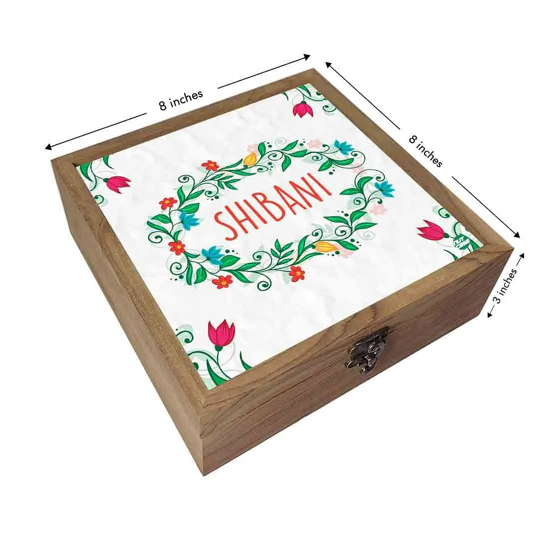 Jewellery Organiser Box for Women - Flower Leaf